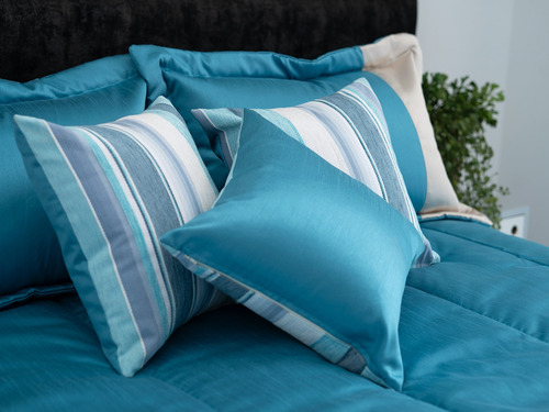 Edrecolcha Chenille Azul Matrimonial Dormireal