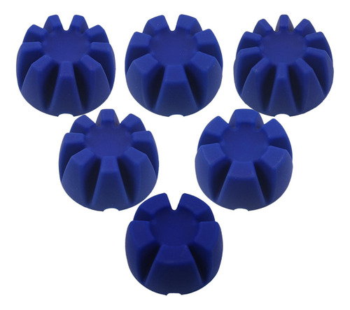 6 Piezas De Modelos De Silicona Con Base De Flores Para