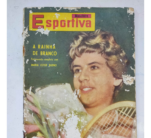 Revista - Manchete Esportiva  A Rainha De Branco Nº 187 1959