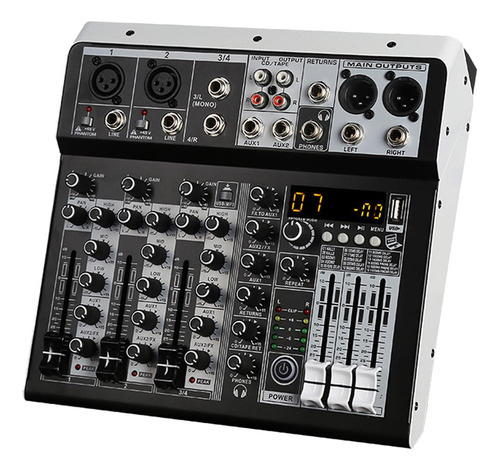 Dj Audio Mixer Sound Mixer Consola De Mezcla De Sonido