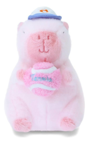 Peluche Juguete Capibara Carpincho Suave Varios Modelos 25cm Rosa Pelota