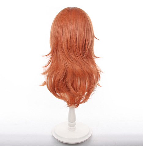 Peruca De Cosplay Orange Angel Devil De 60 Cm De Comprimento