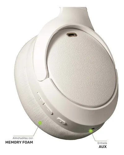 Audifonos Bluetooth Inalambrico Beatmaster Anc Cream