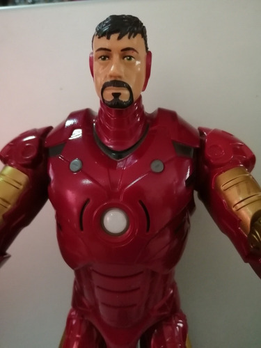 Iron Man Hasbro 2007 Con Luz Y Sonido 12 Pulgadas (Usado)