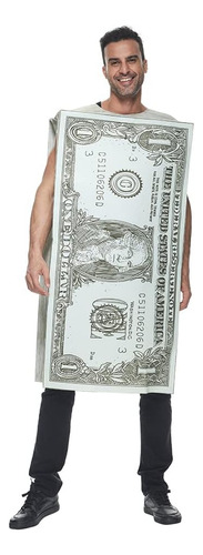 Eraspooky Disfraz De Billete De 1 Dólar Para Adulto Disfraz