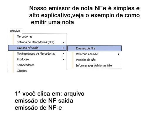 Sistema Emissor De Nf-e - Fácil Emissão Nfe 4.0 Danfe Xml
