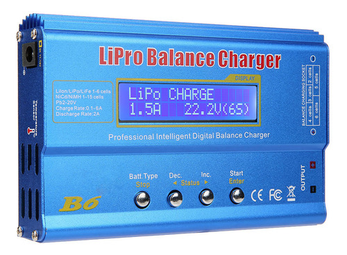 Cargador Balanceador Batería Lipo 80w 6a Para Lipo, Li-ion ,