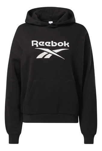 Buzo Reebok Classic Big Logo Hoodie Mujer Capucha Canguro