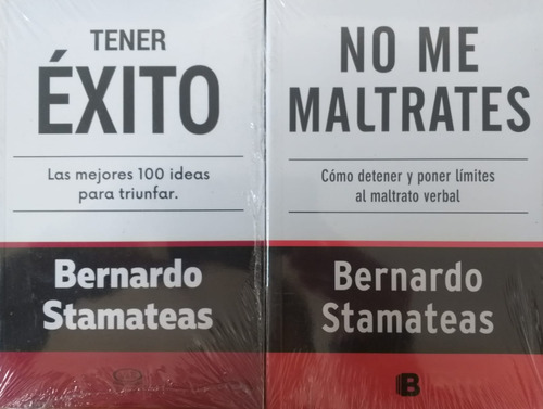 X2 Tener Éxito + No Me Maltrates - Bernardo Stamateas - B