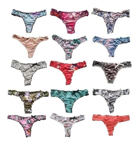 Tanga Sexy Set 10 Pzs Lencería Tanga En V Bragas Básica