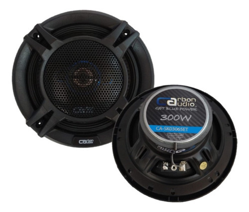 Bocinas Carbon Audio 6.5 Coaxial 300w Max / 60w Rms