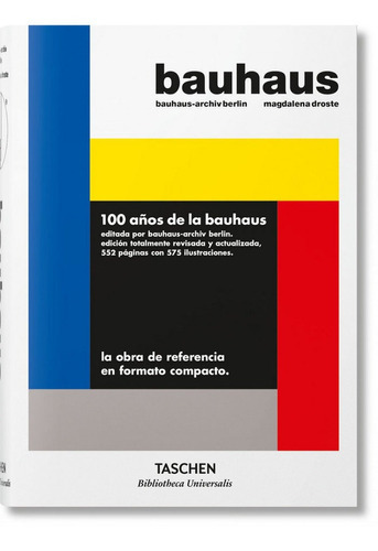 Bauhaus. Updated Edition, De Droste, Magdalena. Editorial Taschen, Tapa Dura En Inglés