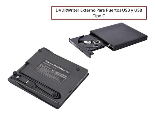 Dvdrwriter Externo Grabador De Cd Dvd