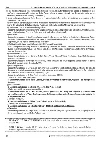 Ley Nacional De Extinción De Dominio Comentada Y Correlacionada 2025. Con Comentarios, Fundamento Constitucional, Correlaciones Y Jurisprudencia
