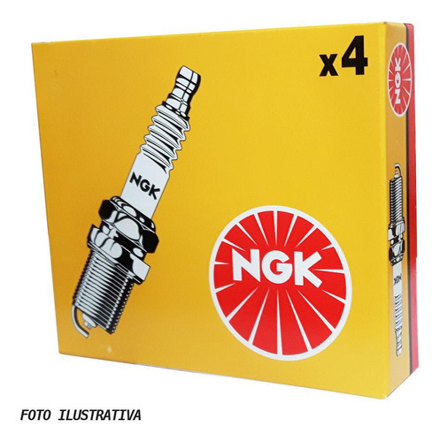 Jogo De Velas De Ignição Ngk Simca Emisul V8 Carburado