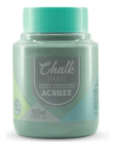 Tinta Chalk Acrilex 100ml - Super Cobertura - Artesanato Cor Provençal 878