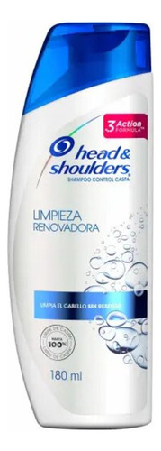 1 Shampoo Head & Shoulders 375 Ml Limpieza Renovadora