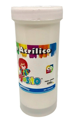 Vinilo Acrílico Payasito Blanco 125 Gr X 3 Unidades 