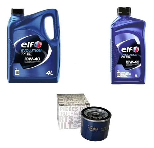 Elf Evol 700 10w40 X 4lts. + 1lt. + Filtro Orig 211