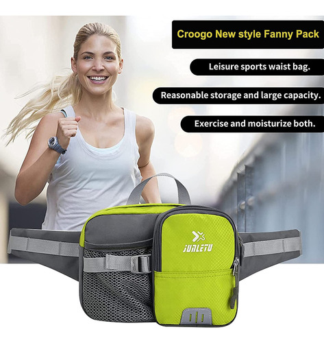 Cinto De Corrida Running Pochete E Garrafas Para Hidratação