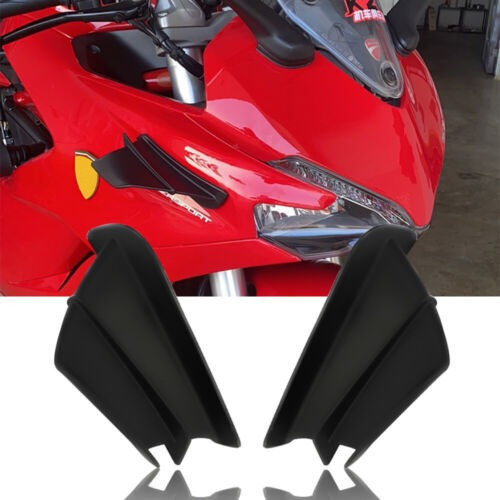 Universal Motorcycle Side Fairing Winglet Wing Kit Spoile Mb