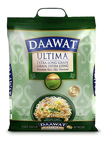 Arroz Basmati De Grano Extra Largo Daawat Ultima, 2 Años De