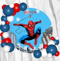 Comprar Fondo Banner Candy Bar Circular Spiderman Comic 100x100cm