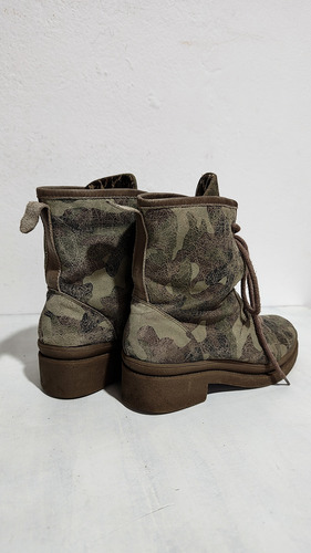 Borcegos Diseño Militar Mujer (Usado)