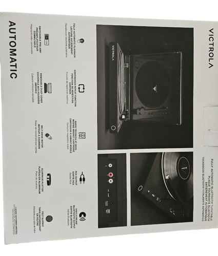 Victrola Atn3600l Tocadiscos Gris Oscuro