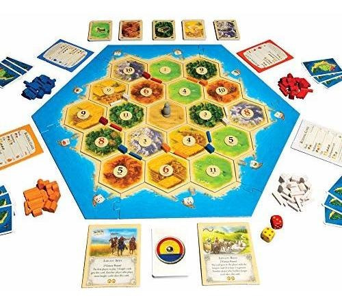 Juego De Mesa De Catan (base Juego) Silencio Juego De V4vq2