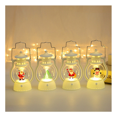 Q Adornos Decorativos De Luz Nocturna Portátil Navideña 4