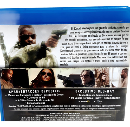 Blu Ray O Livro De Eli. Ótimo Estado. Até 10x. (Usado)