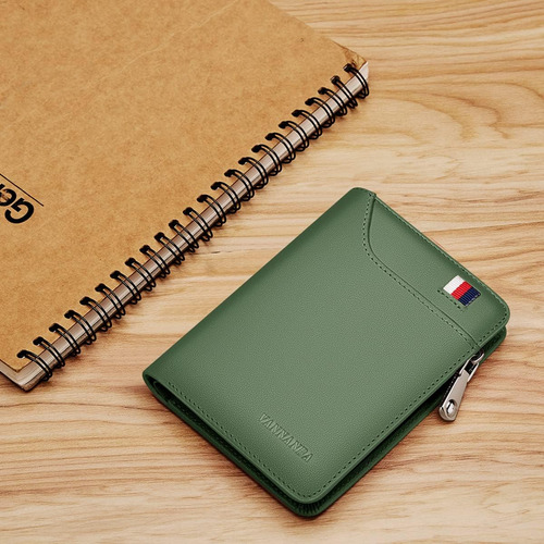 Vannanba Cartera Para Hombre Con Cremallera Cartera De Viaje