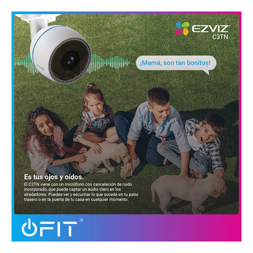 Imagen 4 de 8 de Camara Seguridad Wifi Ezviz C3tn 2mpx Vision Color 24hs