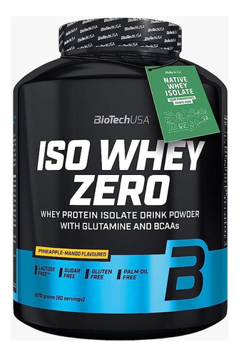 Iso Whey Zero 5 Libras  Pineapple Mango - Biotechusa 