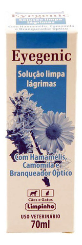 Loção Limpa Lágrimas - Eyegenic - 70ml - Limpinho