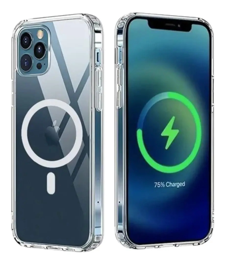 Funda transparente Capinha Magsafe para iPhone 13 Pro