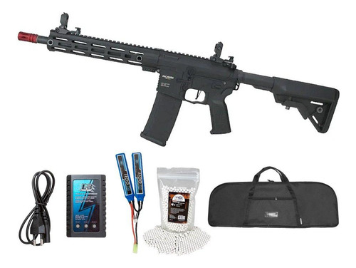 Rifle De Airsoft Aeg Ar15 Neptune 10 Plus Gatilho Etu