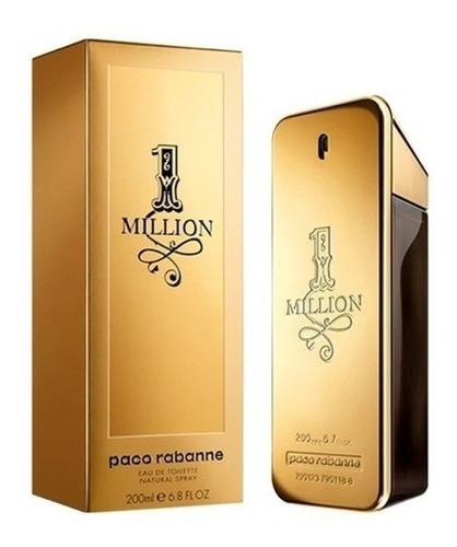 Perfume Original One Million Paco Rabanne 200ml Caballero 