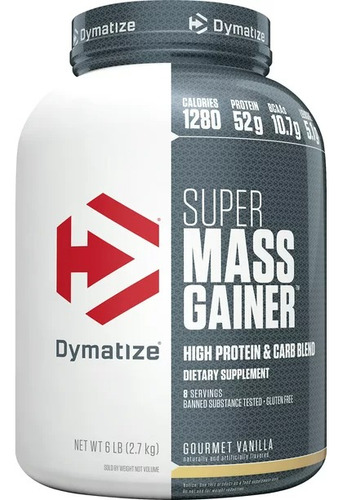 Dymatize Super Mass Gainer Ganador De Masa 6 Lb