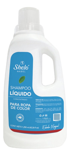 Shampoo Liquido Para Ropa De Color Shelo Nabel® 1250ml
