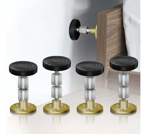 Solipect 4pc Headboard Stoppers For Walladjustable Bed F.