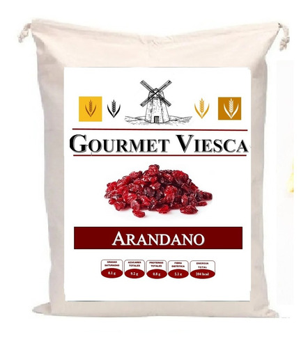 10 Kg De Arándano Deshidratado Calidad Premium