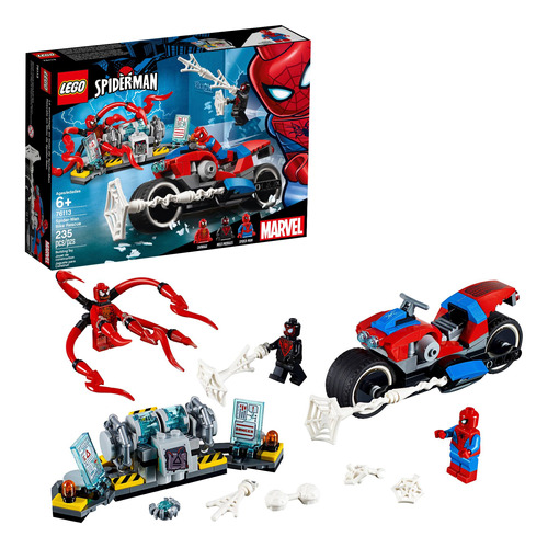 Lego Super Héroes Rescate En Moto De Spider-man 76113