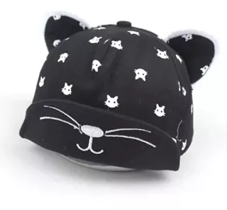 Gorra Beisbolera Y Playera Bebé Gato 0-14 Meses