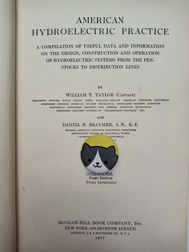 Libro American Hydroelectric Practice Taylor & Braymer 116v3