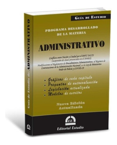 Guia De Estudio Administrativo - Editorial Estudio 