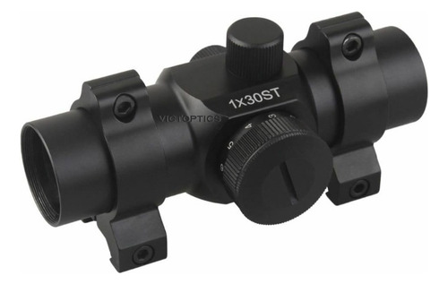 Mira Red Dot Punto Rojo Vicoptics 1x30 Con Anillas Picatinny