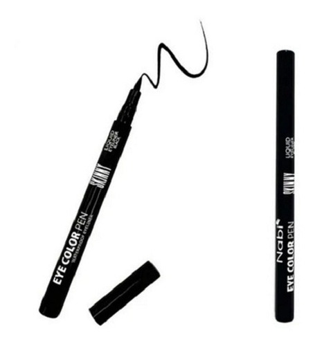 Delineador Waterproof Eye Color Pen Skinny Nabi Color Negro