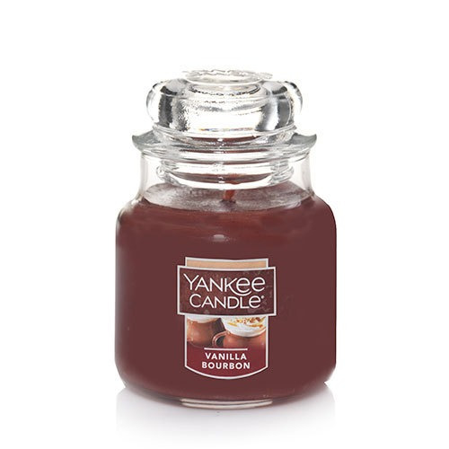 Vela Aromática Small Jar Vanilla Bourbon Yankee Candle